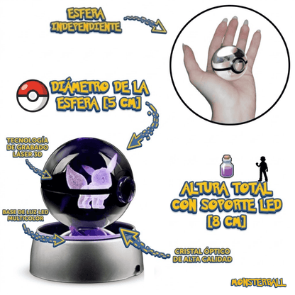 MonsterBall™: Bola de cristal 3D